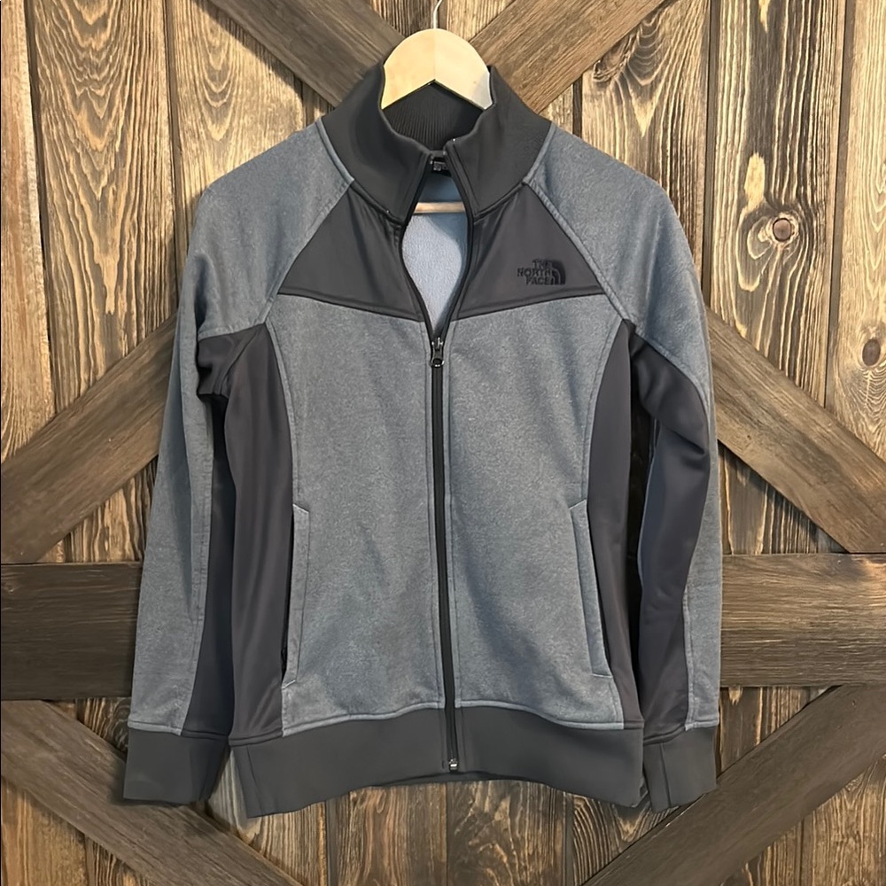 The North Face Gray Full-Zip Jacket women’s size medium